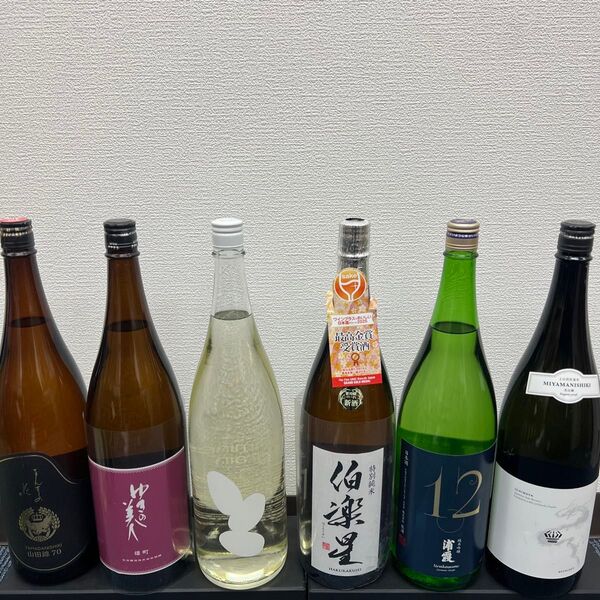 A3 一升瓶6本 各蔵の最新詰め又は飲み頃のお酒