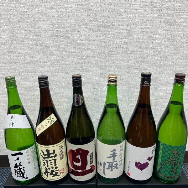 A5 純米吟醸一升瓶6本 各蔵の最新詰め又は飲み頃のお酒