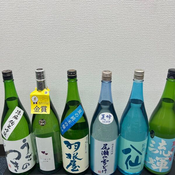 A17 サマー 夏酒一升瓶6本 各蔵の最新詰め又は飲み頃のお酒