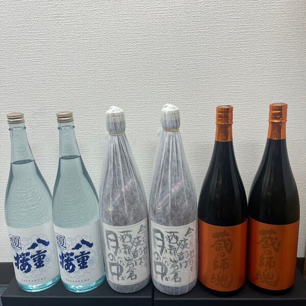 J1 一升瓶焼酎6本 各蔵の最新詰め又は飲み頃のお酒