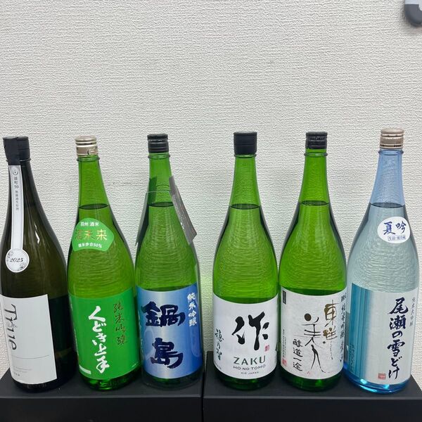 H12 一升瓶6本 各蔵の最新詰め又は飲み頃のお酒