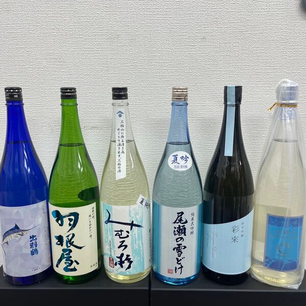 H14 夏酒一升瓶6本 各蔵の最新詰め又は飲み頃のお酒