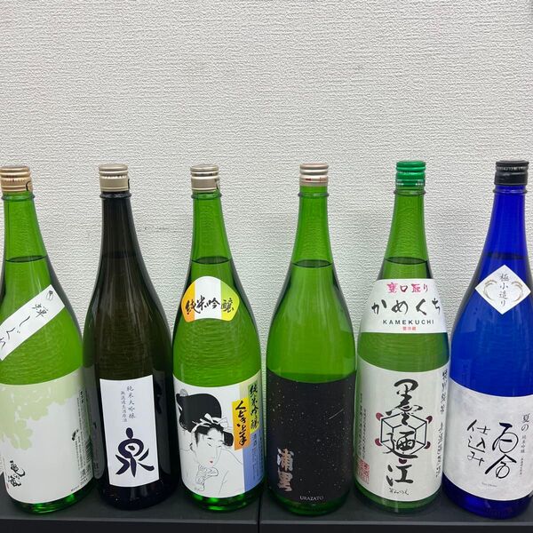 H21 一升瓶6本 各蔵の最新詰め又は飲み頃のお酒