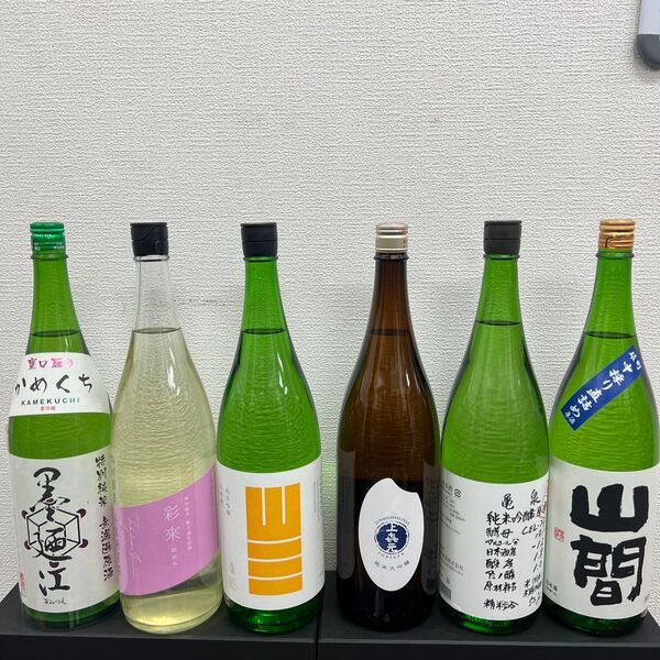 H22 一升瓶6本 各蔵の最新詰め又は飲み頃のお酒