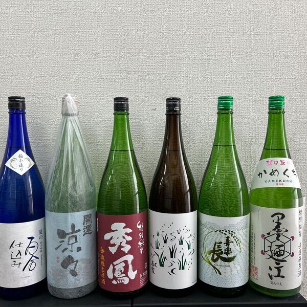 K1 一升瓶6本 各蔵の最新詰め又は飲み頃のお酒