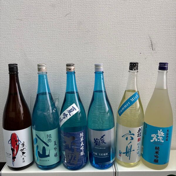 D2夏決まり! 一升瓶6本 各蔵の最新詰め又は飲み頃のお酒