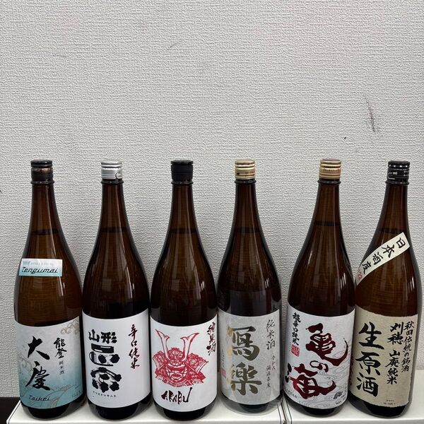 D3辛口純米酒 一升瓶6本 各蔵の最新詰め又は飲み頃のお酒