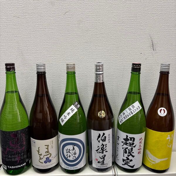D5 一升瓶6本 各蔵の最新詰め又は飲み頃のお酒