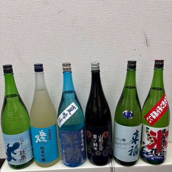 D8夏酒 一升瓶6本 各蔵の最新詰め又は飲み頃のお酒