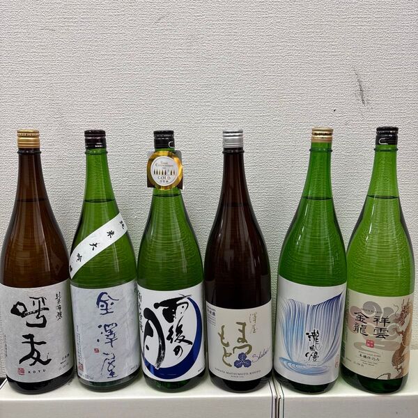 D15 一升瓶6本 各蔵の最新詰め又は飲み頃のお酒