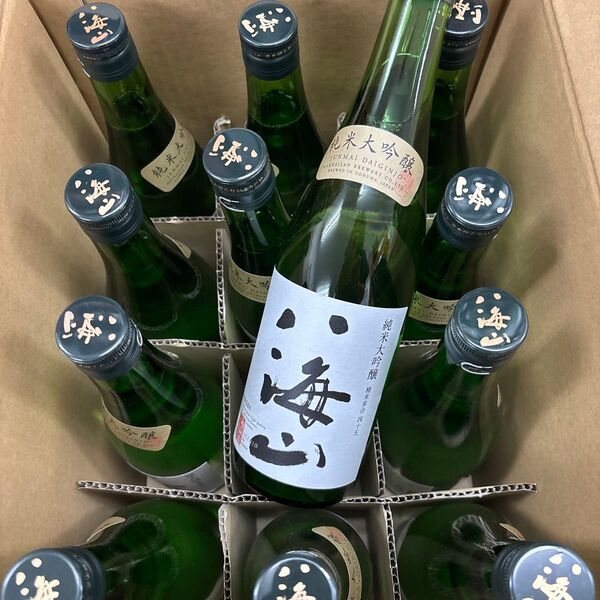 八海山純米大吟醸 四合瓶12本 25年4月製造