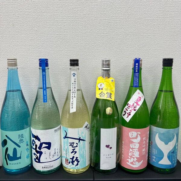 E18 夏酒 一升瓶6本 各蔵の最新詰め又は飲み頃のお酒