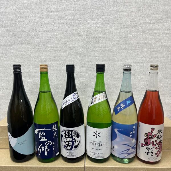 E20 純米一升瓶6本 各蔵の最新詰め又は飲み頃のお酒
