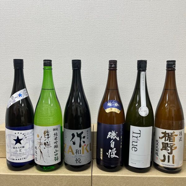 E24 一升瓶6本 各蔵の最新詰め又は飲み頃のお酒