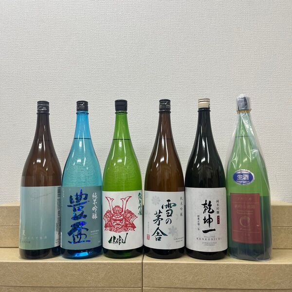 Z19 東北シリーズ一升瓶6本 各蔵の最新詰め又は飲み頃のお酒