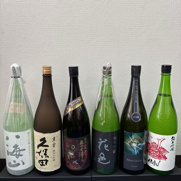 L9 一升瓶6本 各蔵の最新詰め又は飲み頃のお酒