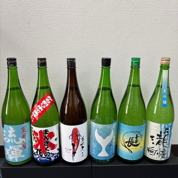 A4サマー夏酒 一升瓶6本 各蔵の最新詰め又は飲み頃のお酒