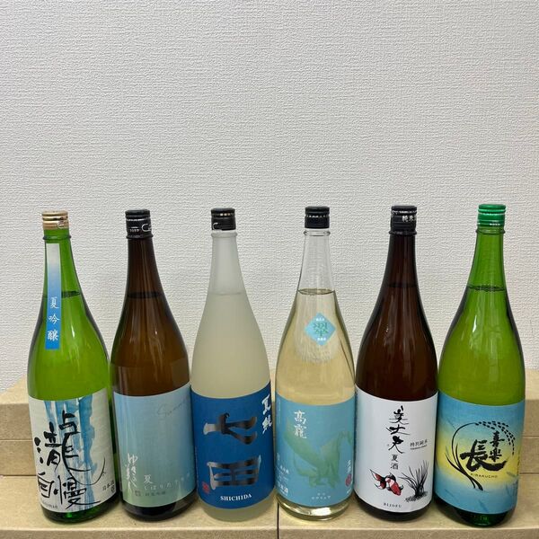 L3 夏の一升瓶6本 各蔵の最新詰め又は飲み頃のお酒