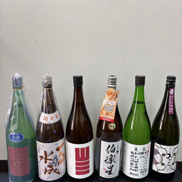 A5 一升瓶6本 各蔵の最新詰め又は飲み頃のお酒