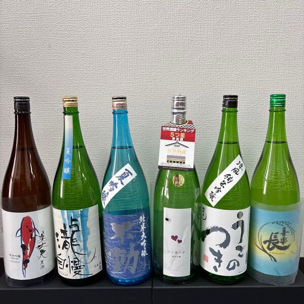 夏限定!A6 一升瓶6本 各蔵の最新詰め又は飲み頃のお酒