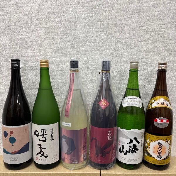 美味しい新潟の酒 C2 一升瓶6本 各蔵の最新詰め又は飲み頃のお酒
