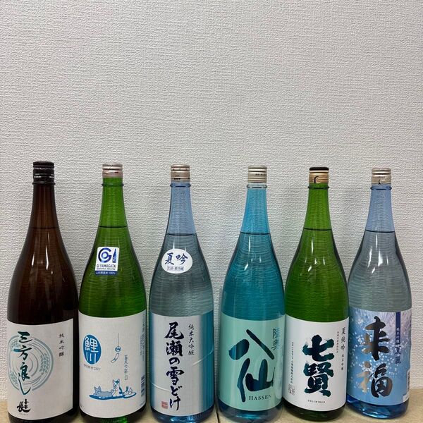 夏日和C4 一升瓶6本 各蔵の最新詰め又は飲み頃のお酒