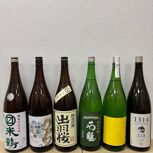 C7純米吟醸セット 一升瓶6本 各蔵の最新詰め又は飲み頃のお酒