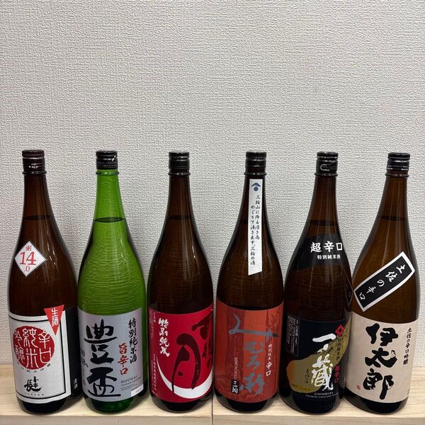 S12辛口 一升瓶6本 各蔵の最新詰め又は飲み頃のお酒