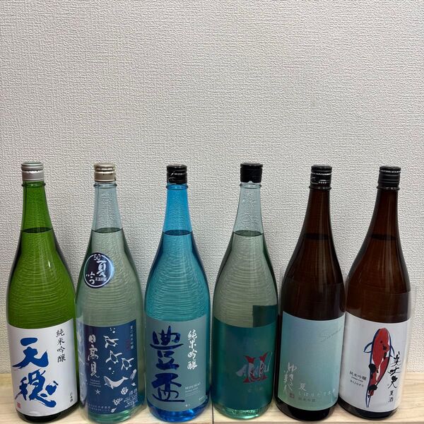 S15 夏酒一升瓶6本 各蔵の最新詰め又は飲み頃のお酒