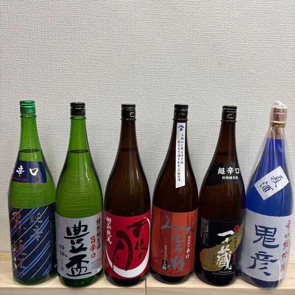 S16 辛口! 一升瓶6本 各蔵の最新詰め又は飲み頃のお酒