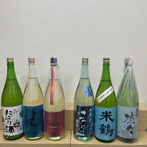 X3 一升瓶6本 各蔵の最新詰め又は飲み頃のお酒