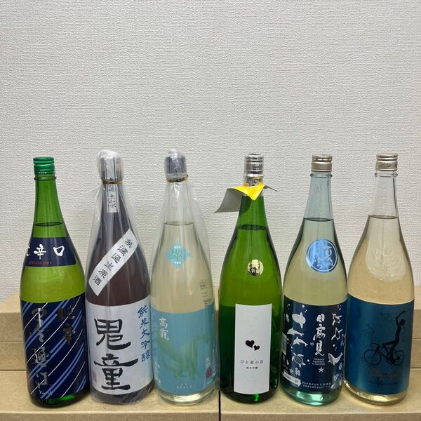 X5 一升瓶6本 各蔵の最新詰め又は飲み頃のお酒