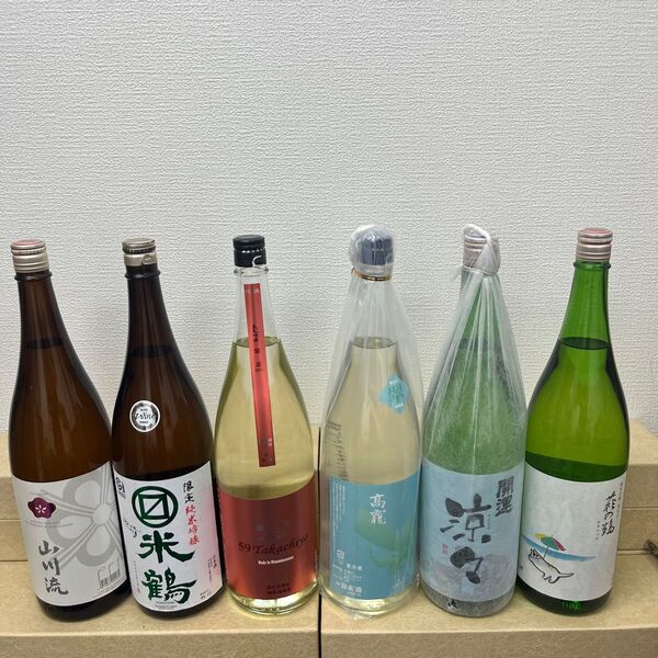 X9 一升瓶6本 各蔵の最新詰め又は飲み頃のお酒