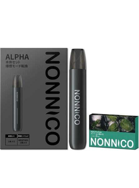 NONNICO 電子タバコ vape ベイプシーシャ RELX POD対応可能 禁煙グッズ 使い捨て ブラックメンソール