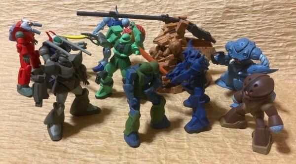 機動戦士ガンダム/ミニフィギュアセット①【ジャンク品/ゴミ】【送料無料】価格交渉はスルーさせていただきます