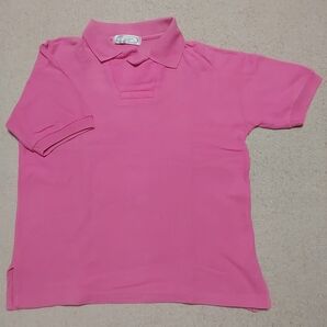 A.musement. 半袖ポロシャツ ピンク レトロ 90年代 80年代 ポロシャツ 半袖 半袖ポロシャツ