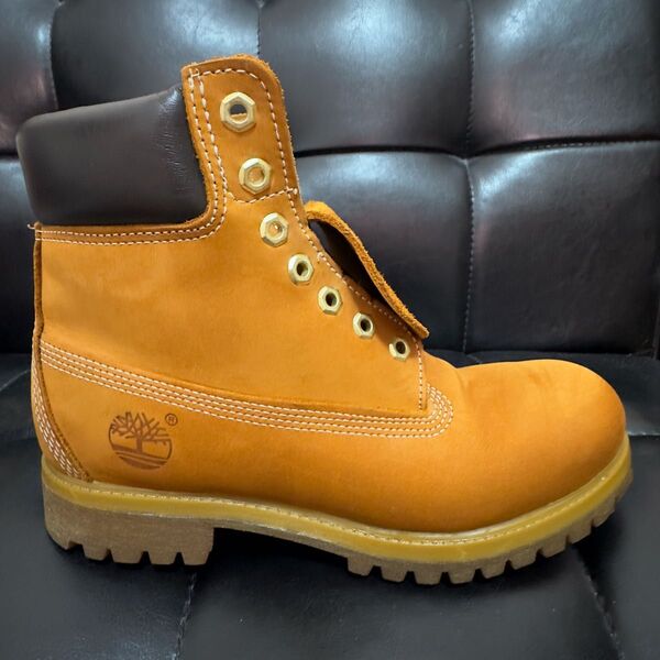 【美品】 Timberland 6inch premium boots 6インチ プレミアムブーツ スエード 26cm 8W