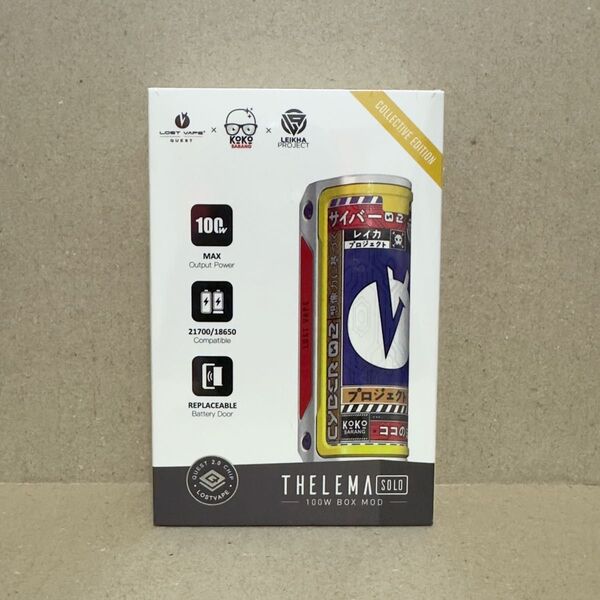 【新品未開封】 LOST VAPE Thelema Solo Freedom Limited Edition Box Mod 本体