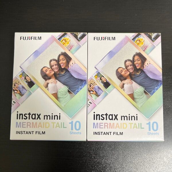 チェキフィルム instax mini マーメイドテイル 20枚