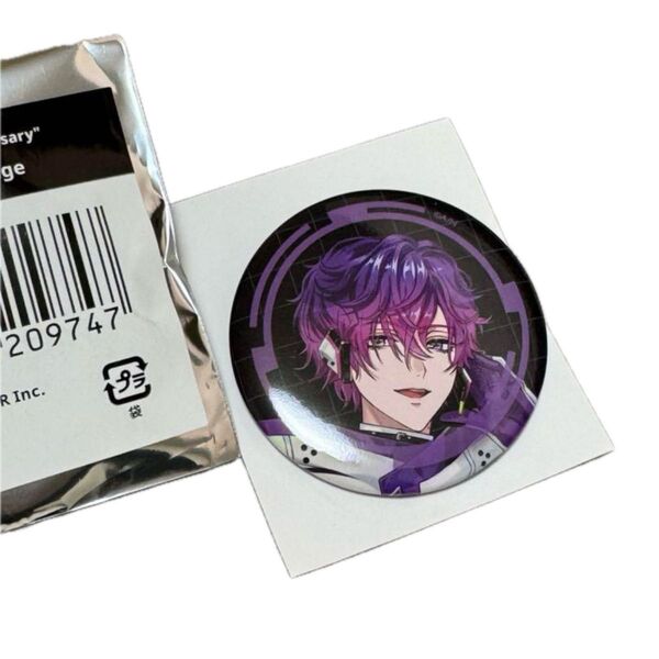 新品 にじさんじEN 浮奇妙・ヴィオレタ ニジサンジ 缶バッチ 缶バッジ アニメイト