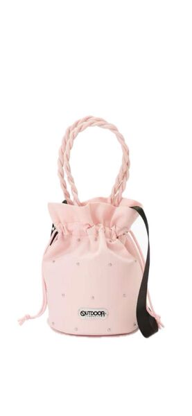 新品 OUTDOOR PRODUCTS ROSE BUDスタッズランタンバッグ ハンドバッグ ショルダーバッグ 巾着 バッグ
