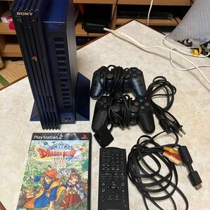 SONY PlayStation2 SCPH-37000 Lオーシャンブルー & ドラゴンクエスト8 セット