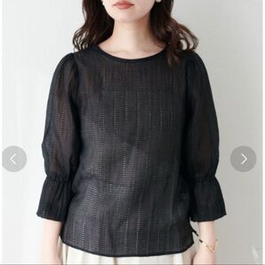 natural couture 7分袖トップス