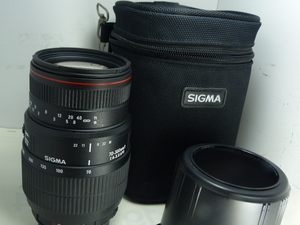 ニコン AF SIGMA APO 70-300㎜ F4-5.6 D マクロ フードケース一式