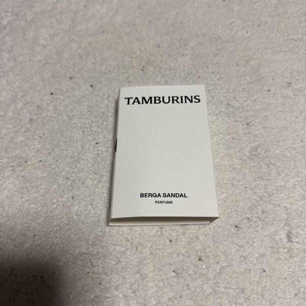 TAMBURINS タンバリンズ BERGA SANDAL 香水 サンプル
