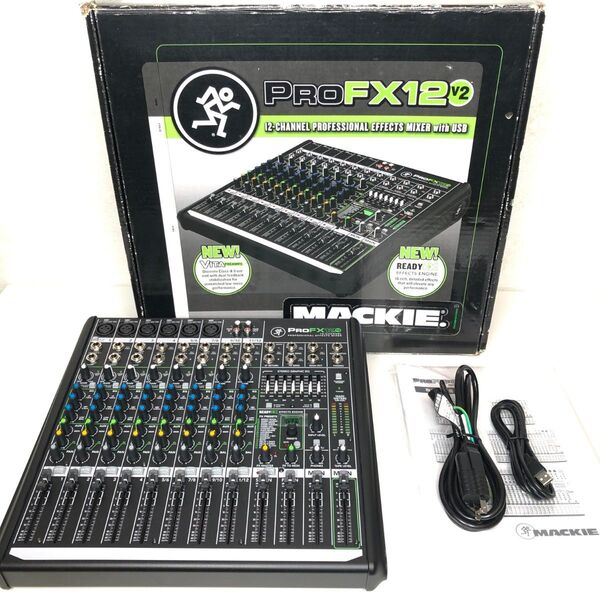 MACKIE プロフェッショナルエフェクト搭載ミキサー ProFX12v2