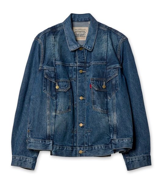 25ss sacai Levi's Denim Jacket Blue