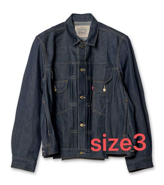 25ss sacai Levi's Denim Jacket Indigo