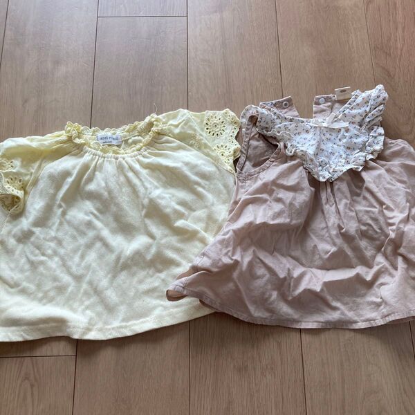 ROPE PICNIC tete a tete女の子 トップス 2枚セット