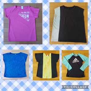 adidasなど スポーツウェア 5着 まとめ売り Lサイズ